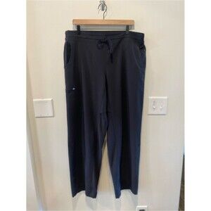 Coolibar women’s wide leg pants size Large black UPF 50 sun protection